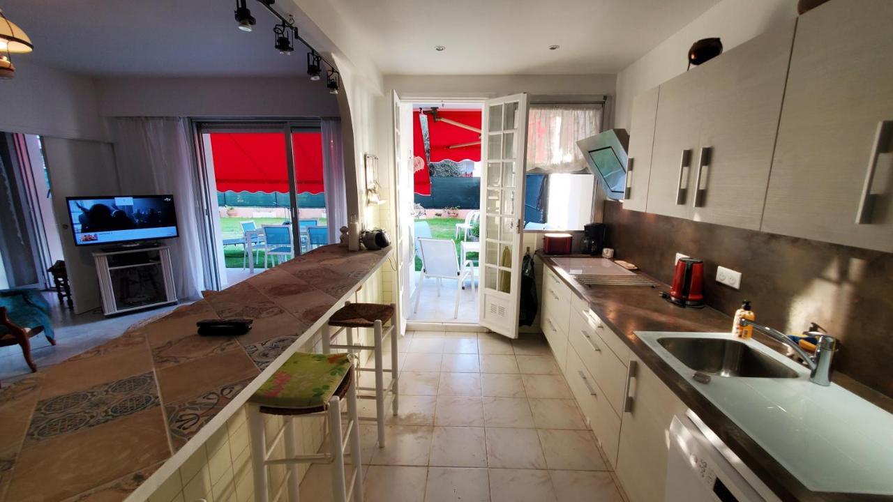 Superbe Rez de Jardin dans résidence au calme Nice Extérieur photo