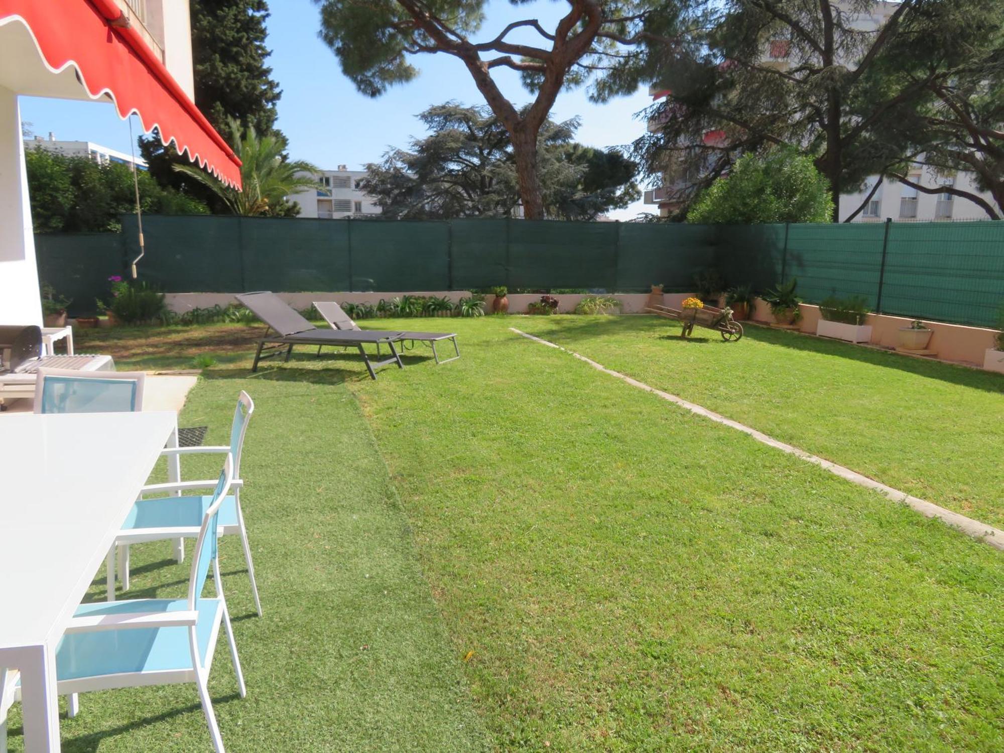 Superbe Rez de Jardin dans résidence au calme Nice Extérieur photo